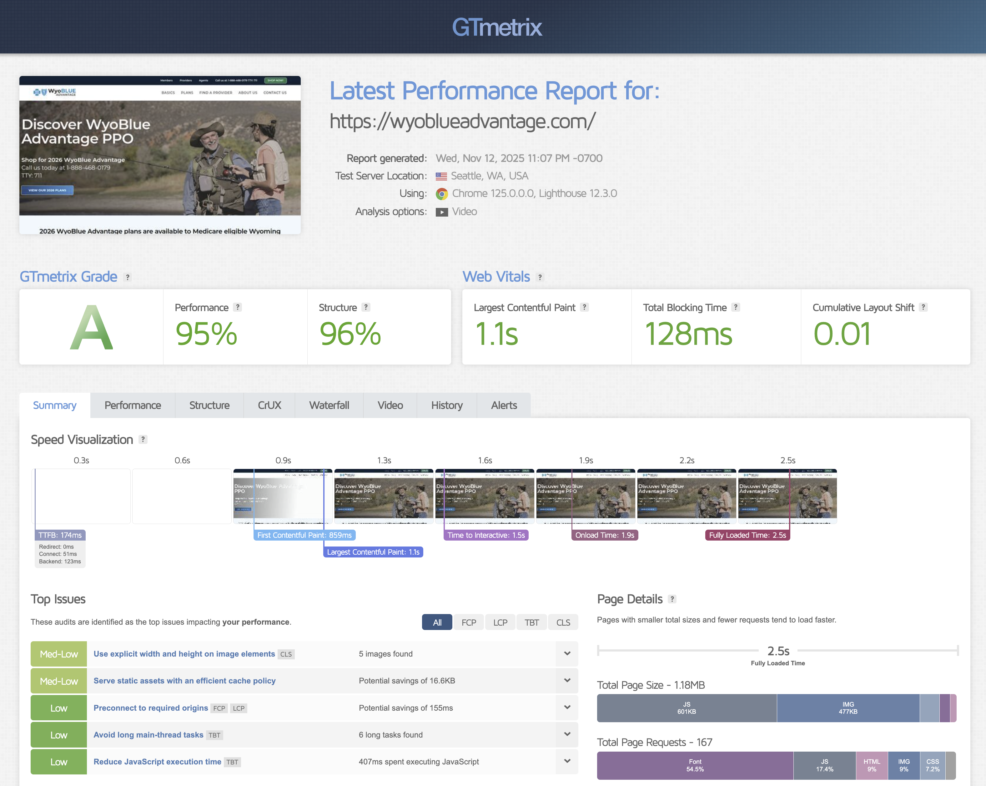 BCBSWY WyoBlue Advantage PPO Website interface