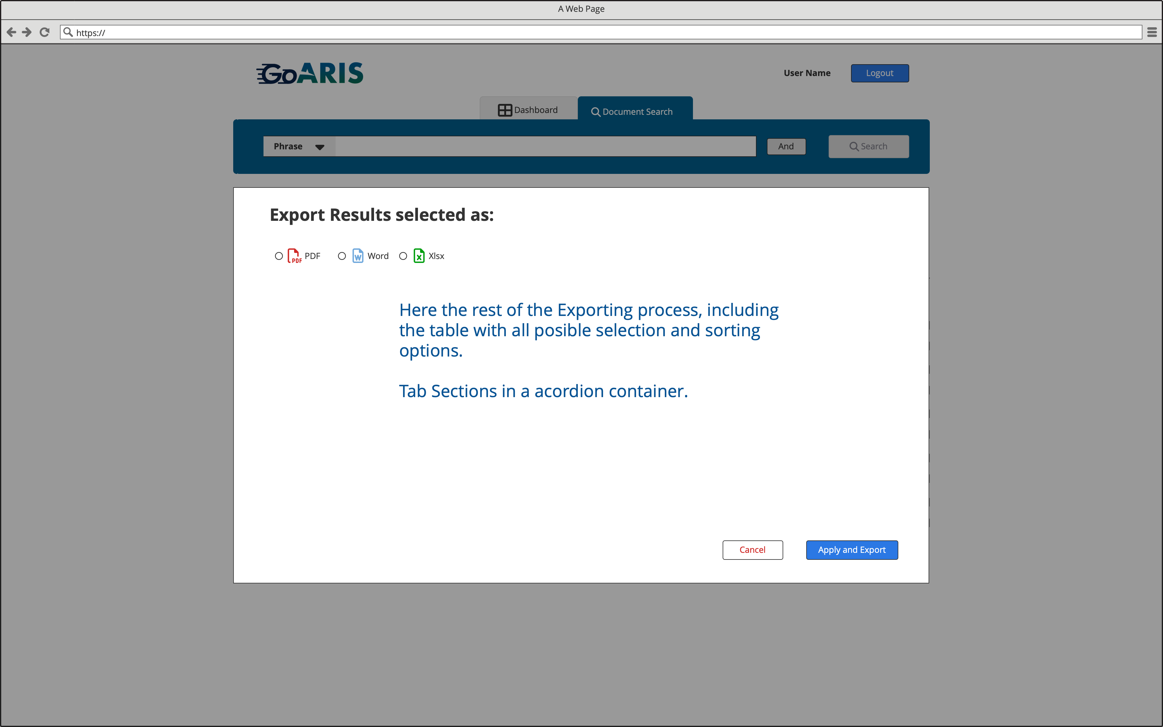 USDA GoARIS platform workflow